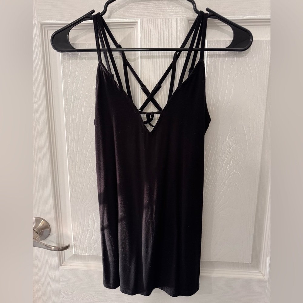 Black Strappy Top